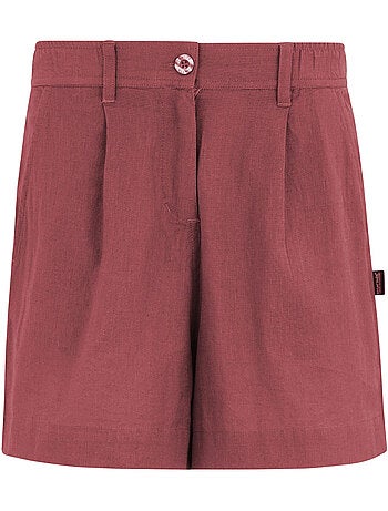 Short uni à taille semi-élastiquée sabelle - regatta