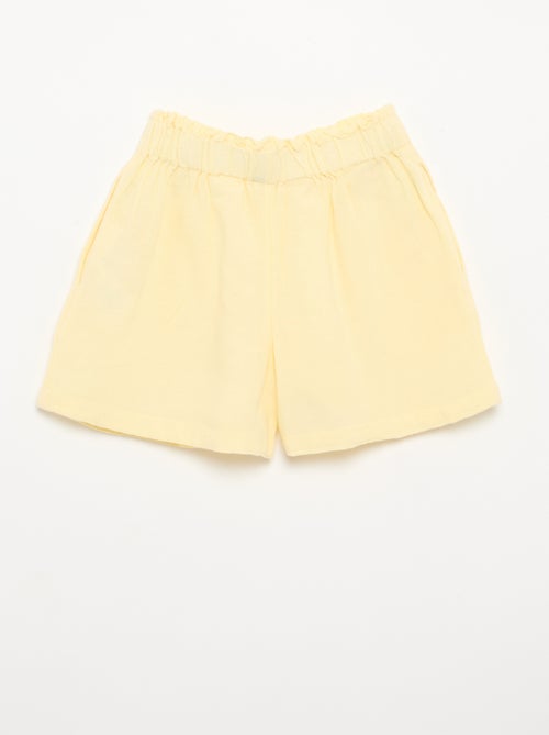 Short uni avec nœud fantaisie - Kiabi