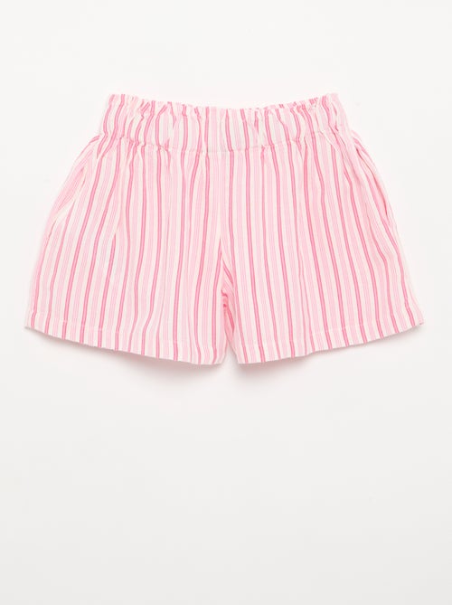 Short uni avec nœud fantaisie - Kiabi