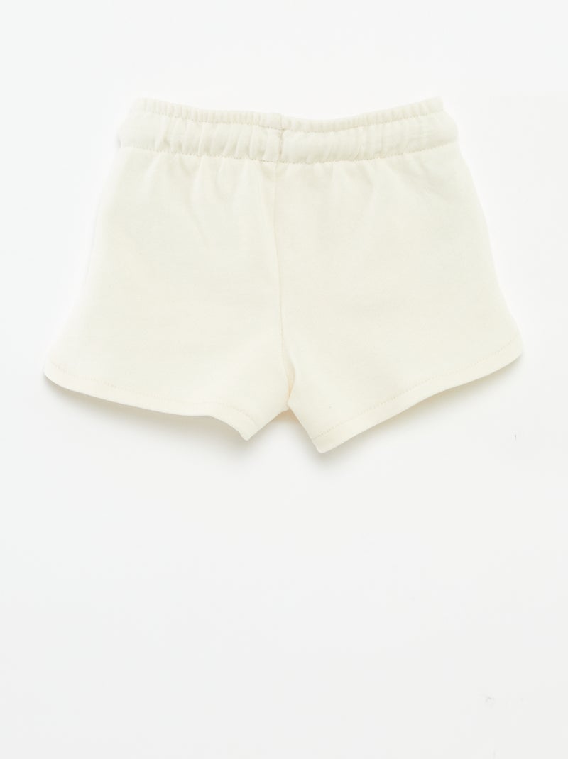 Short uni avec poches BLANC - Kiabi