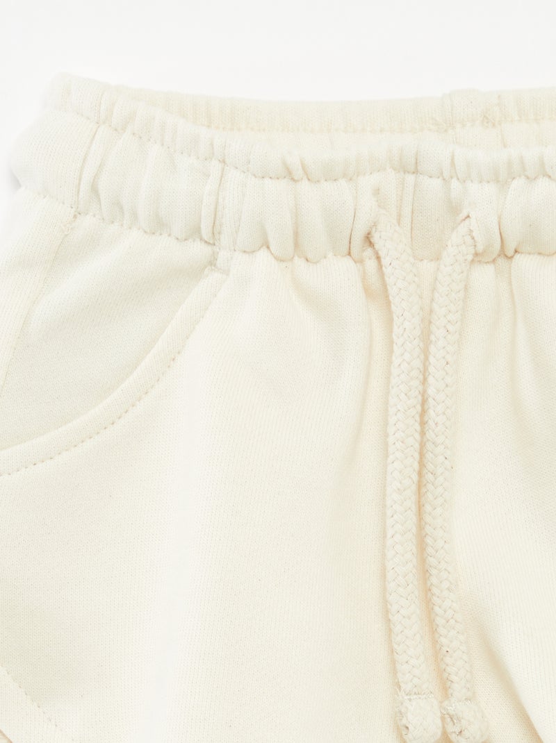 Short uni avec poches BLANC - Kiabi