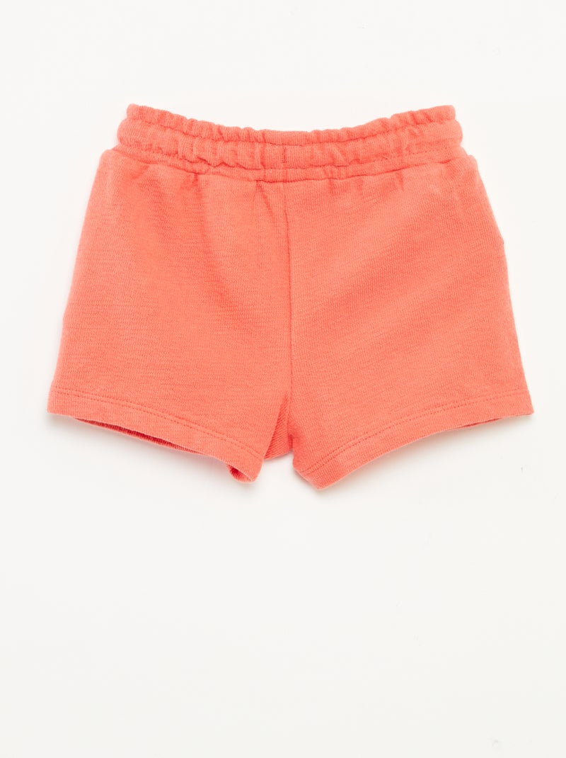 Short uni avec poches ORANGE - Kiabi