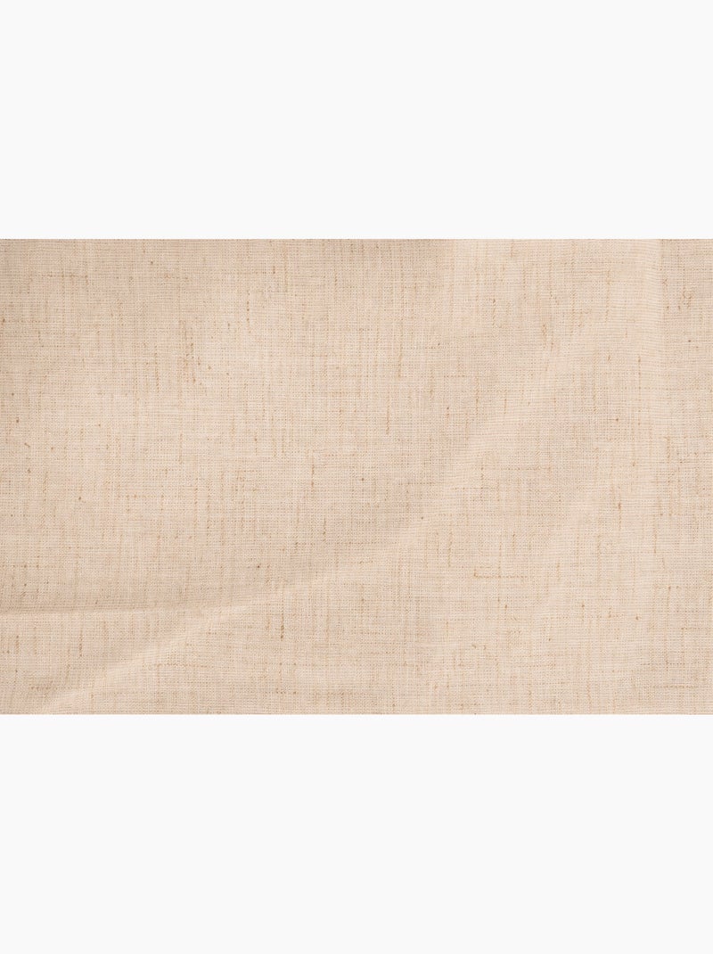 Short uni coton, lin et polyester Beige - Kiabi