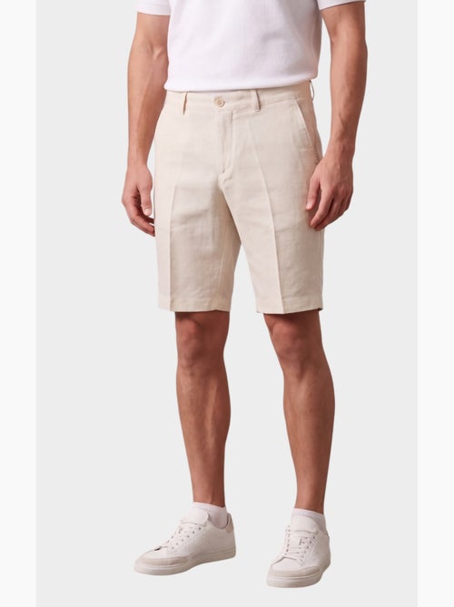 Short uni coton, lin et polyester - Kiabi Short uni coton, lin et polyester - Kiabi