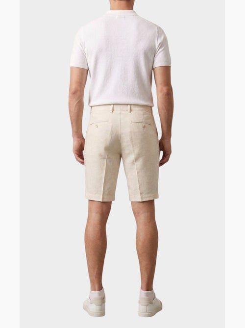Short uni coton, lin et polyester - Kiabi Short uni coton, lin et polyester - Kiabi