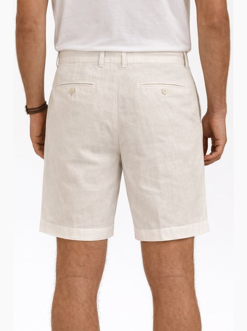 Short uni coton, lin et polyester - Kiabi Short uni coton, lin et polyester - Kiabi