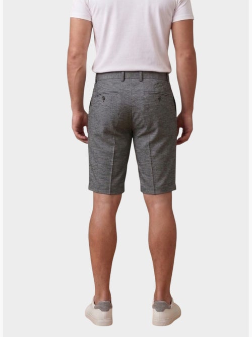 Short uni coton, lin et polyester - Kiabi