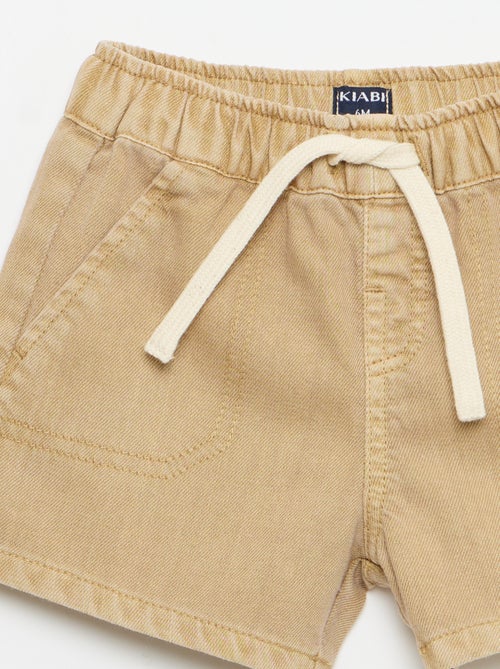 Short uni denim - Kiabi