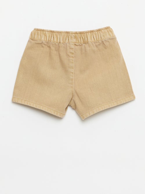 Short uni denim - Kiabi
