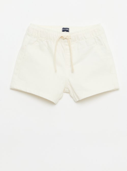 Short uni denim - Kiabi