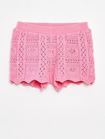 Short uni en crochet