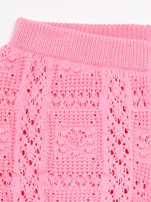 Short uni en crochet - Kiabi