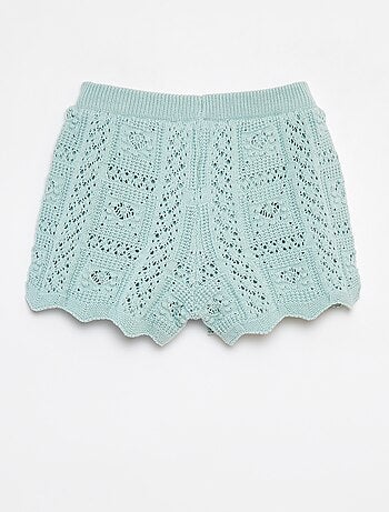 Short uni en crochet