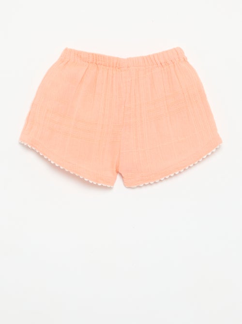 Short uni en dobby - Kiabi Short uni en dobby - Kiabi
