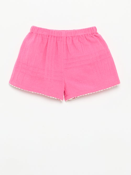 Short uni en dobby - Kiabi Short uni en dobby - Kiabi