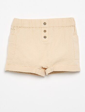 Short uni en seersucker