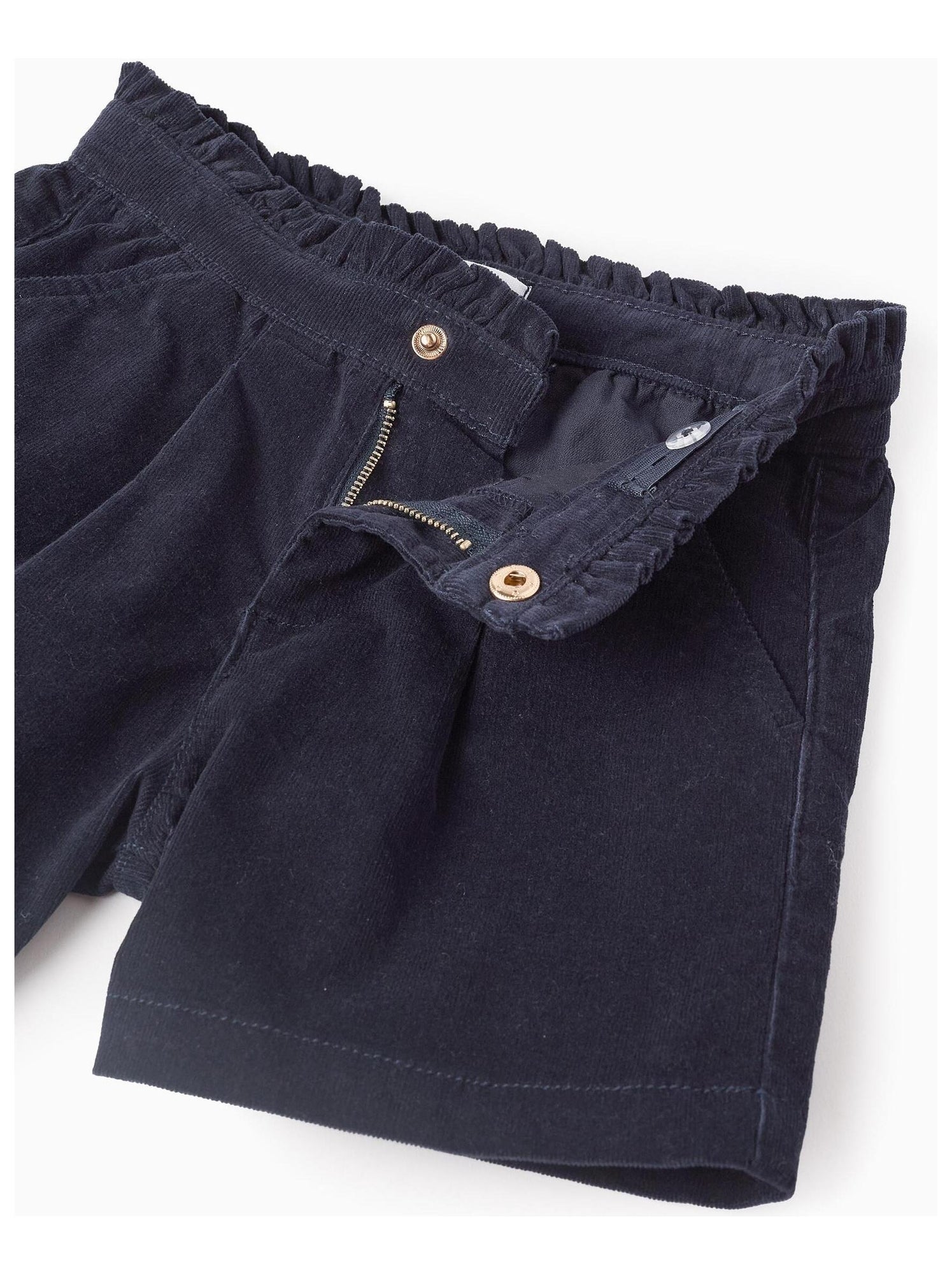 Short En Velours Côtelé Pour Garçon - Taille élastique - Coupe Classique - Idéal Sport Et été - 5 à 14 Ans - 7