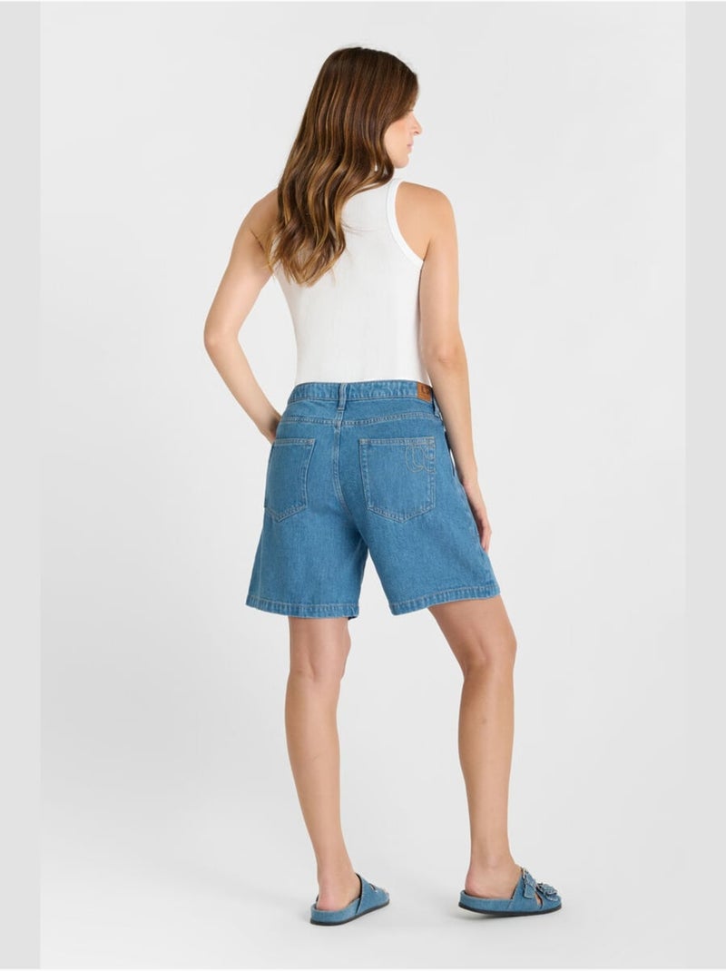Short VIRVA en jeans 'Le Temps Des Cerises' Bleu - Kiabi