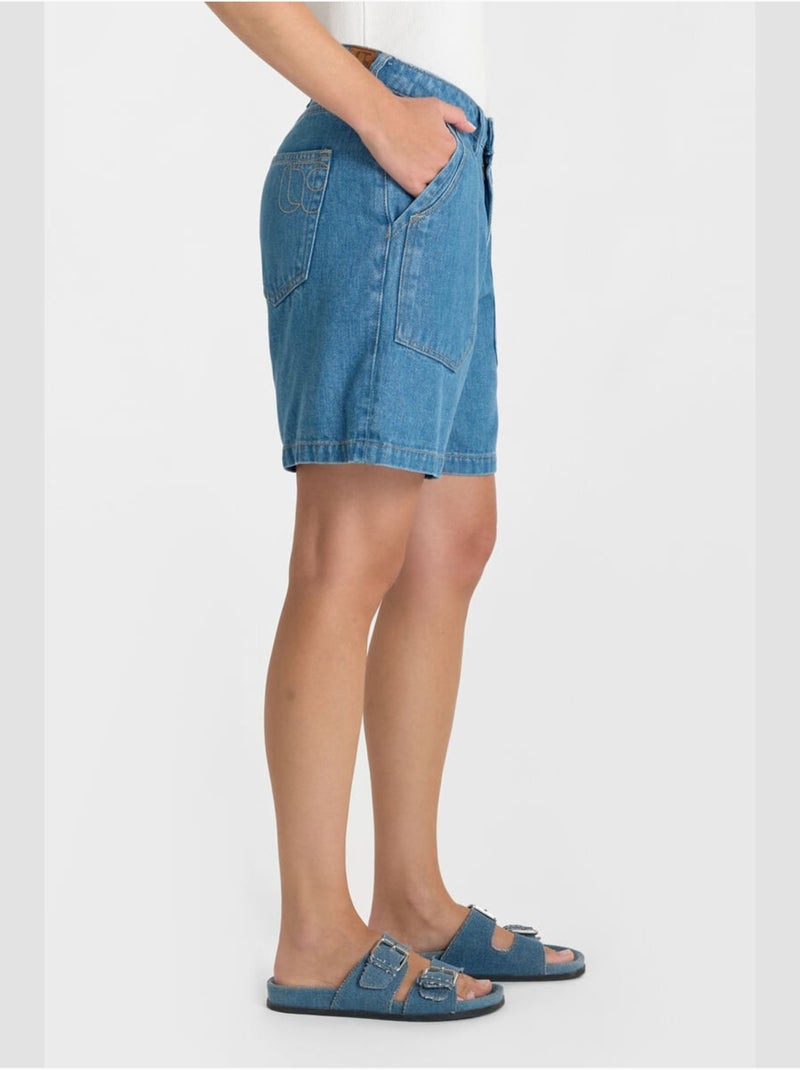 Short VIRVA en jeans 'Le Temps Des Cerises' Bleu - Kiabi