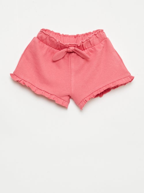 Short volanté avec nœud à la taille - Kiabi