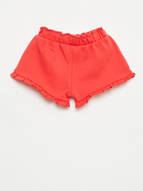 Short volanté avec nœud à la taille - Kiabi
