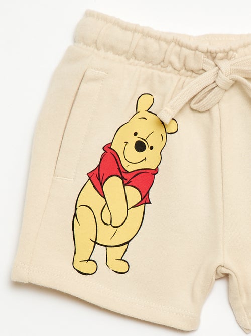 Short 'Winnie' 'Disney' en molleton non gratté - Kiabi