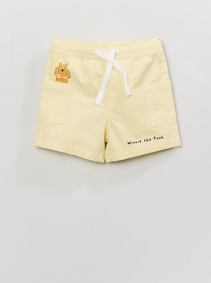 Short 'Winnie l'ourson' de 'Disney' jaune - Kiabi