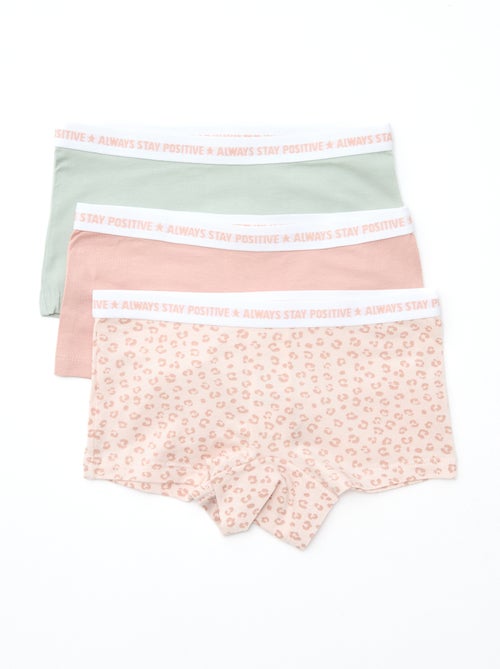 Shorties en jersey - Lot de 3 - Kiabi