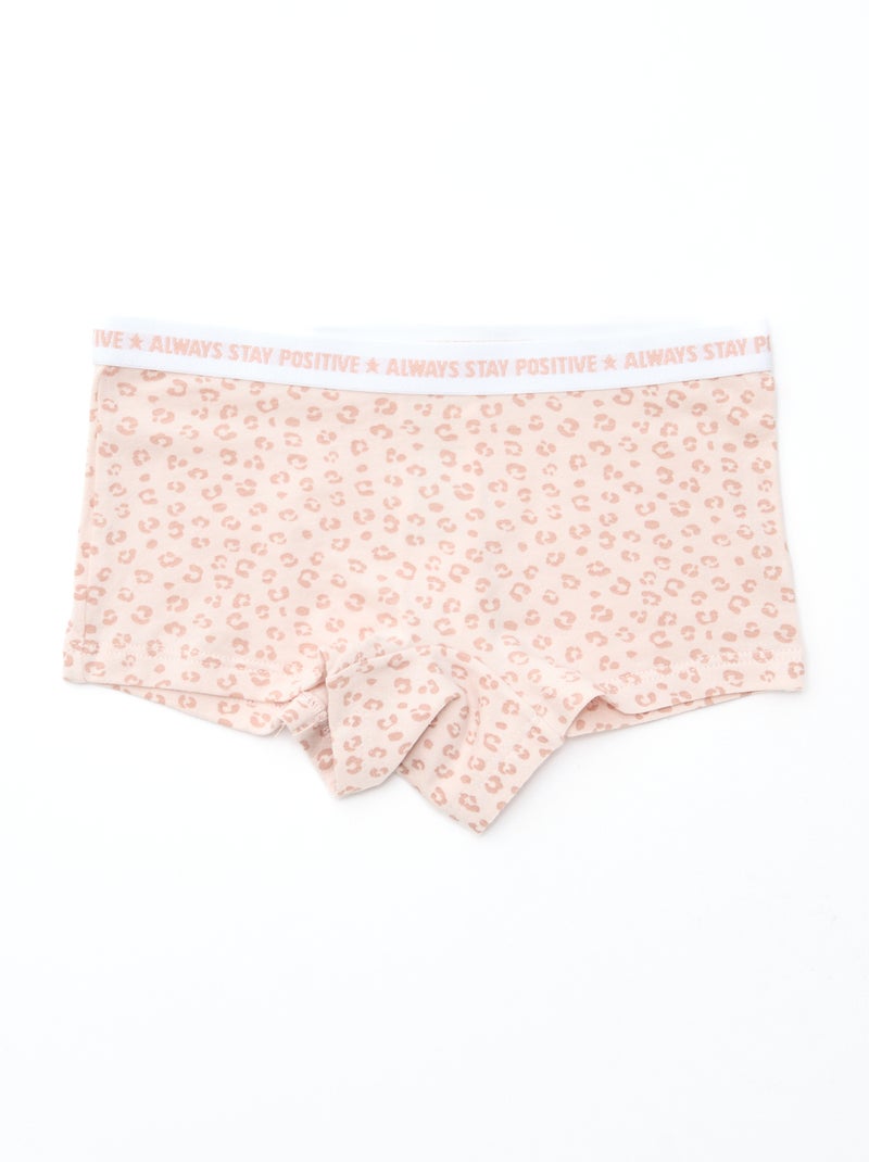 Shorties en jersey - Lot de 3 Rose - Kiabi