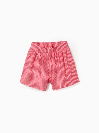Shorts à Rayures Texturées