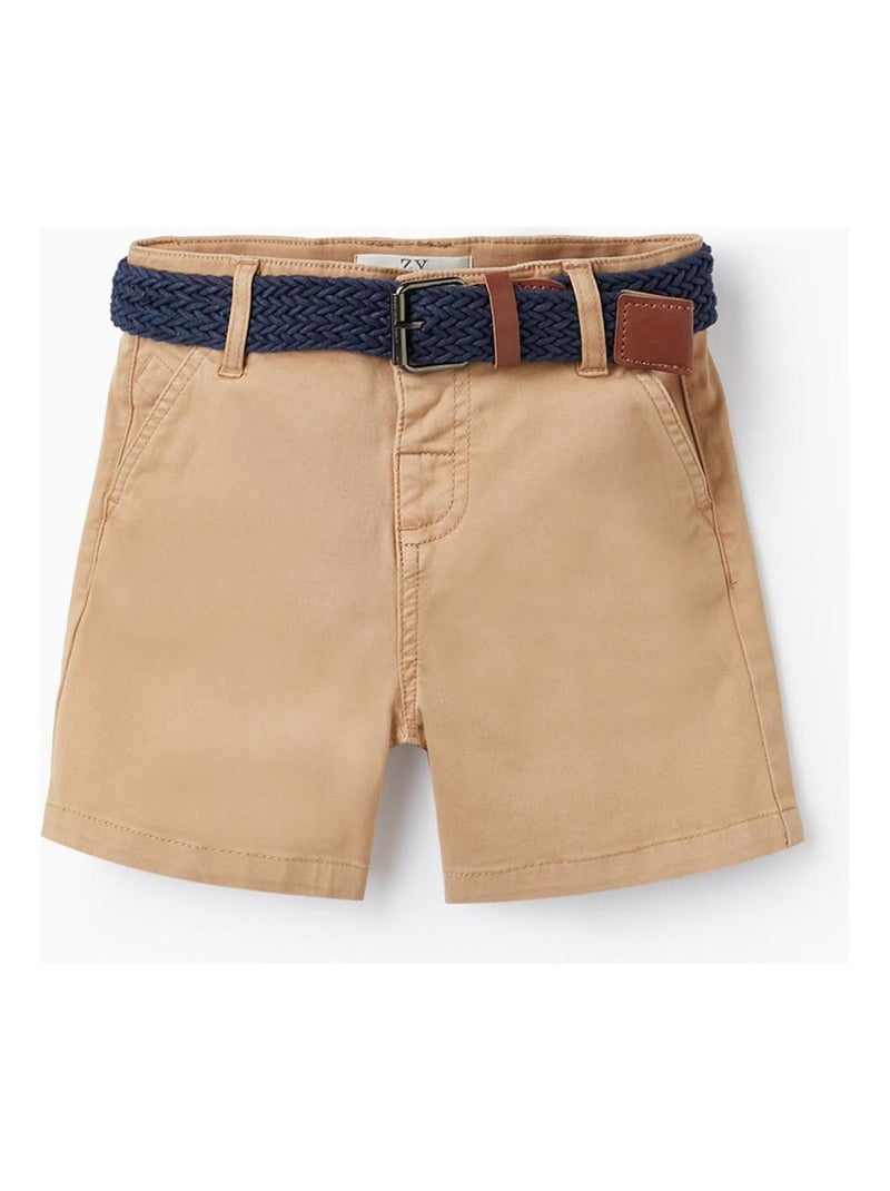 Shorts avec Ceinture pour Bébé Garçon 'B&S'   MONTE-CARLO Gris clair - Kiabi