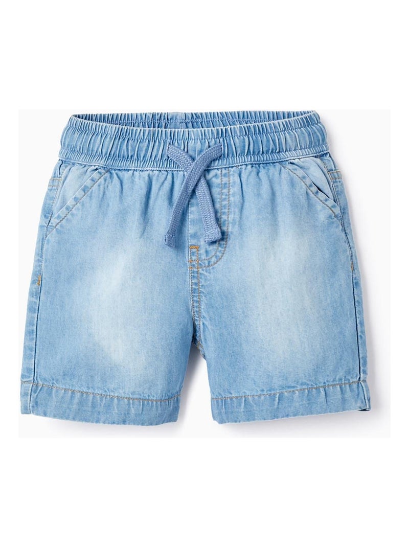 Shorts bleus pour bébé garçon CUBA Bleu clair - Kiabi