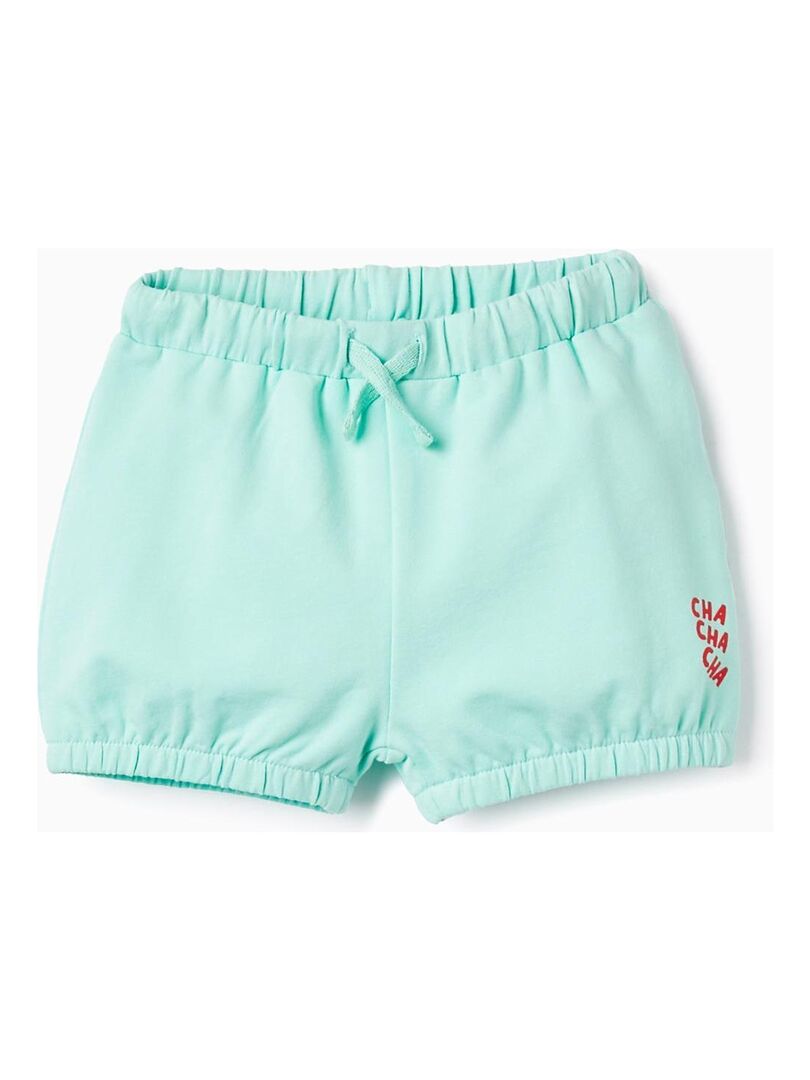 Shorts de couleur menthe pour bebe fille CUBA Vert clair Kiabi nu