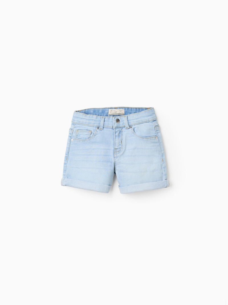 Shorts en Jean Bleu clair - Kiabi