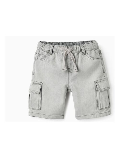 Shorts en jean en coton avec poches cargo pour garçon  SICILIAN DAYS - Kiabi