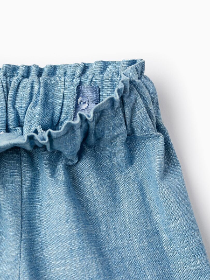 Shorts Fille En Jean Fin Et Décontracté - Ample Et Tendance Pour Été, Idéal Pour Soirées Et Sorties