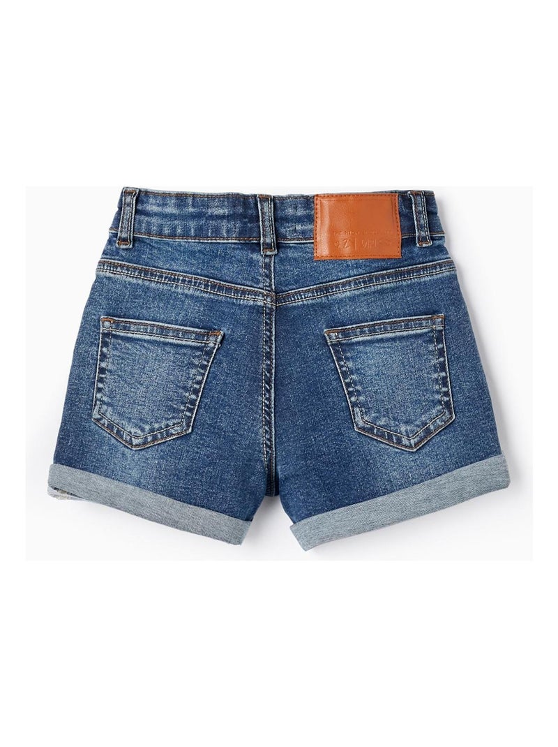 Shorts en jean pour fille ESSENTIALS LINE Bleu - Kiabi