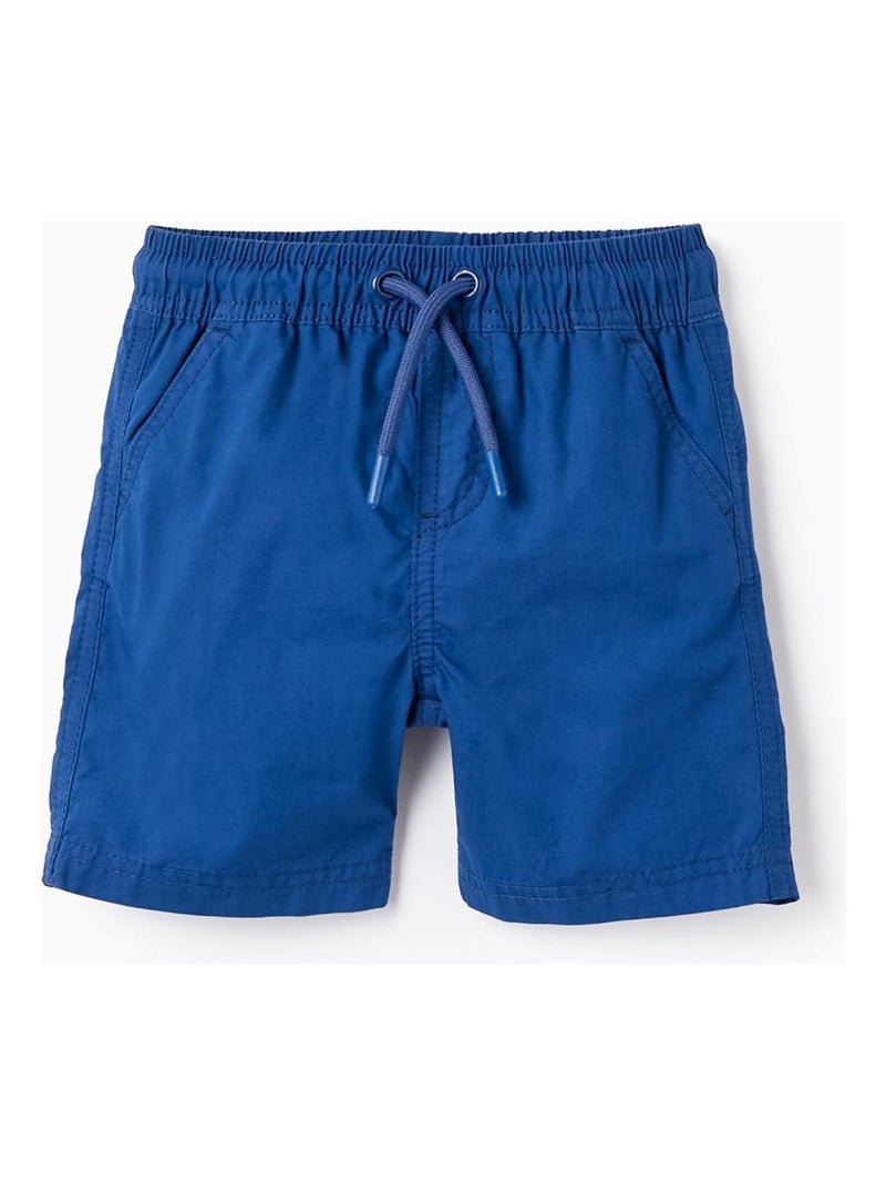 Shorts en Popeline pour Bébé Garçon Bleu foncé - Kiabi