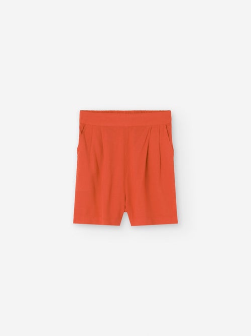 Shorts en Viscose avec Pinces - Kiabi
