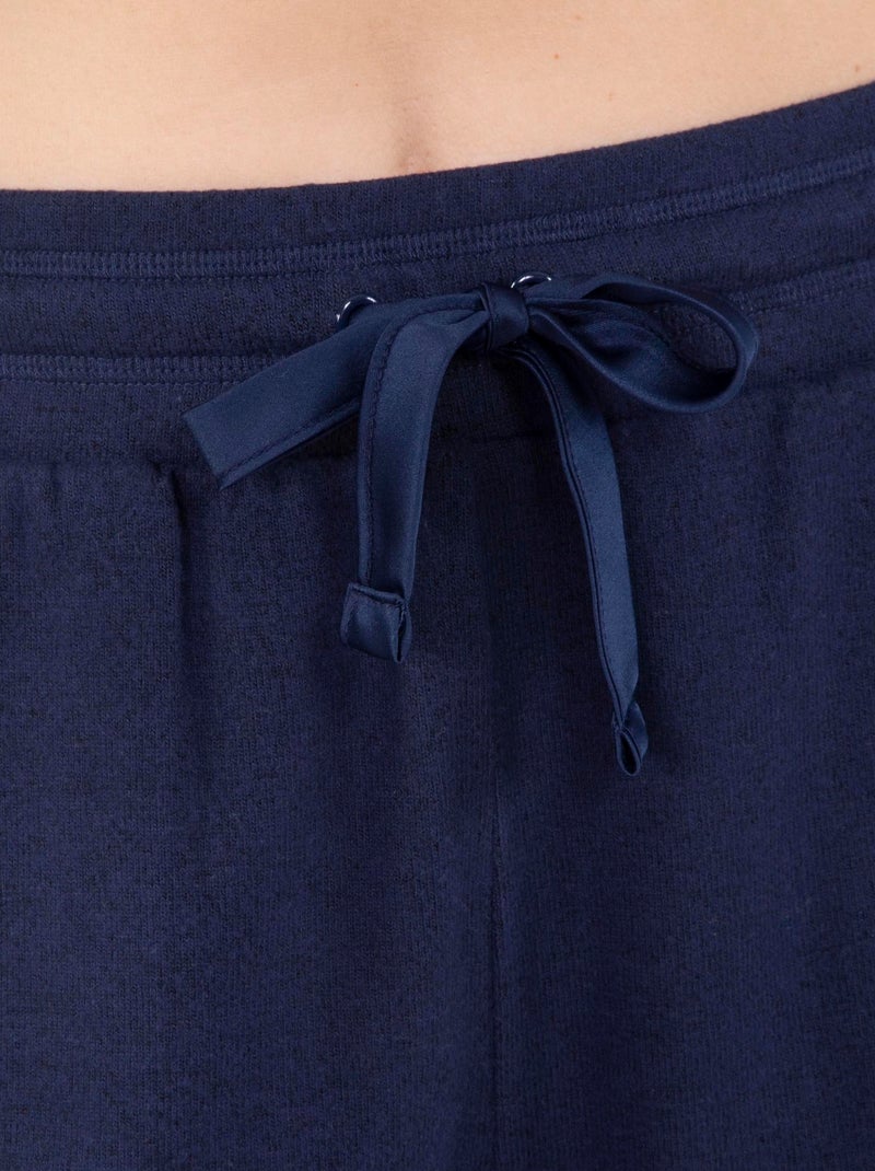 Shorts homewear femme Isotoner Bleu marine - Kiabi