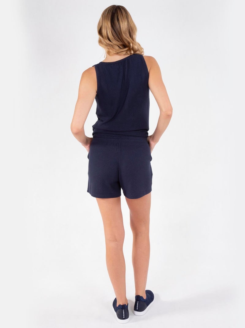 Shorts homewear femme Isotoner Bleu marine - Kiabi