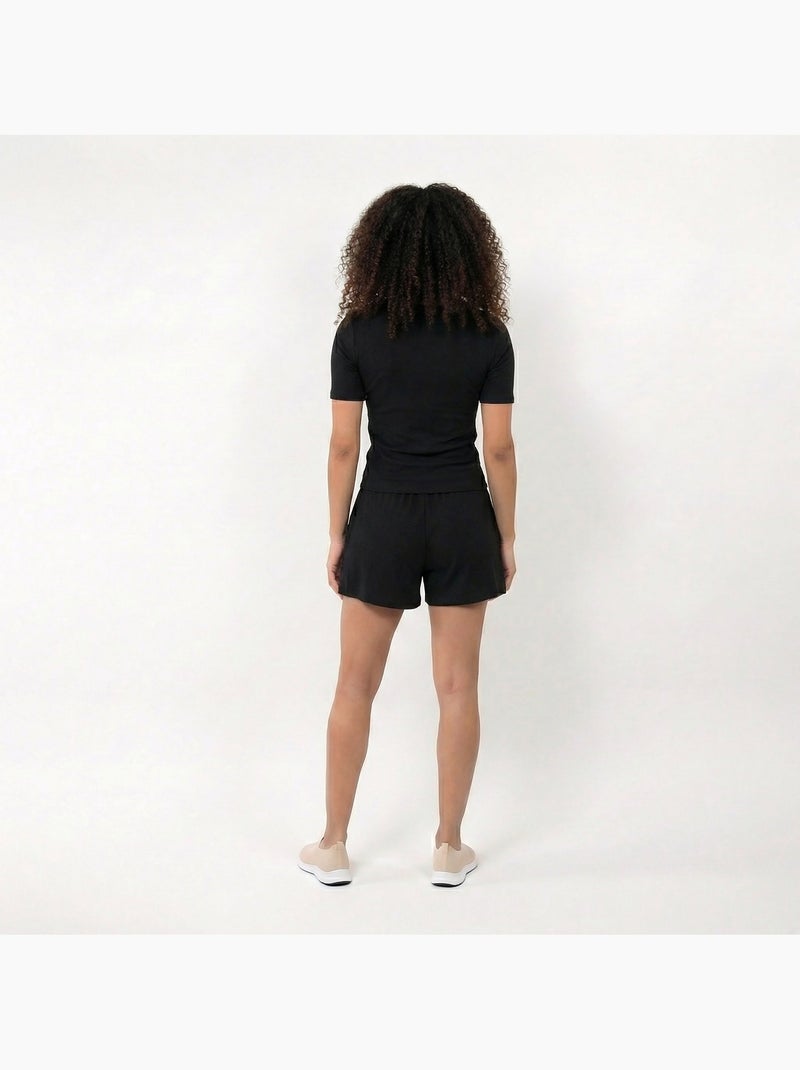 Shorts homewear femme Isotoner Noir - Kiabi