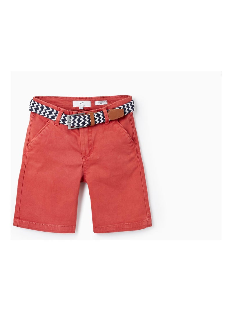 Short Cargo No Fear Garçon Taille 5 – Noir/Rouge/Blanc – Neuf Avec étiquettes