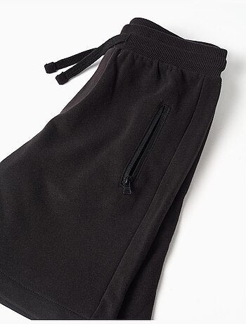 Short en molleton avec cordon de serrage et poches