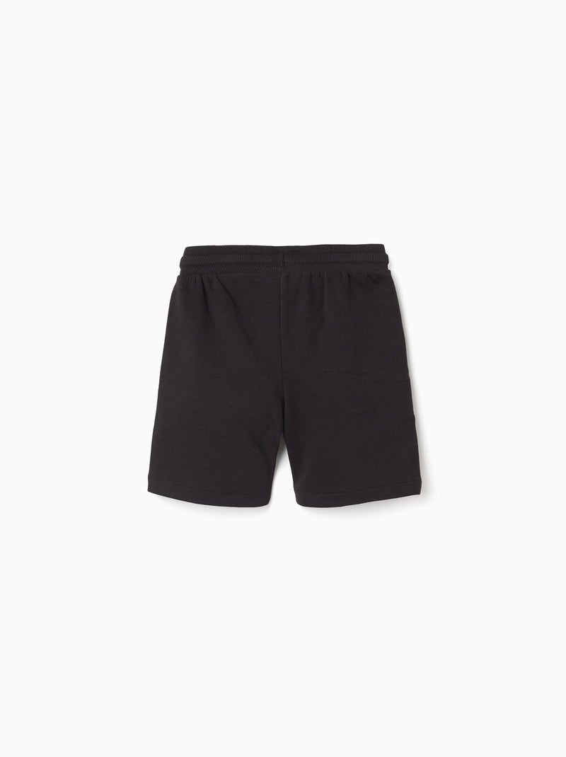 Shorts midi avec cordon et poches Noir Noir - Kiabi