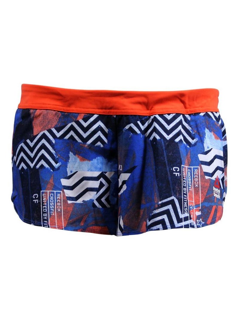 Shorts 'REEBOK' 'CROSSFIT KNW SHORTY' Bleu Rouge - Kiabi