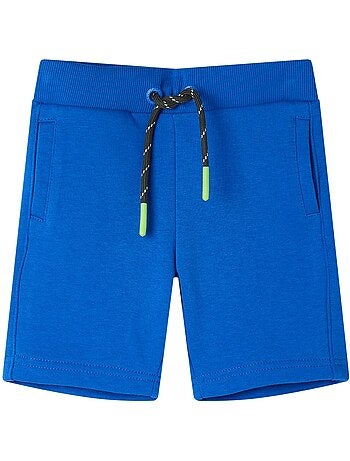 Shorts sweat en coton avec taille élastique et cordon - vidaxl