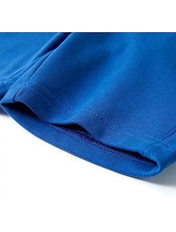 Shorts sweat en coton avec taille élastique et cordon - vidaxl