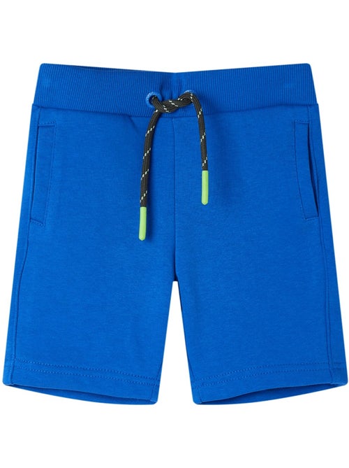 Shorts sweat en coton avec taille élastique et cordon - vidaxl - Kiabi