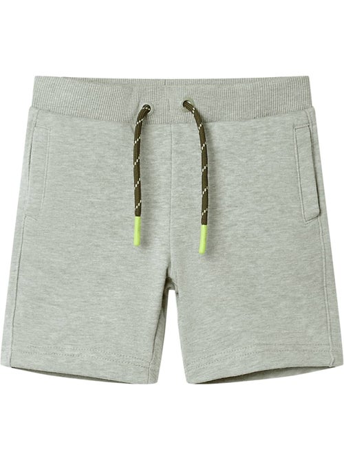 Shorts sweat en coton avec taille élastique et cordon - vidaxl - Kiabi